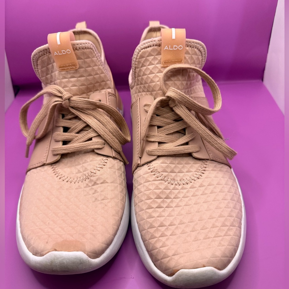 ALDO Women's Pink Slip-On Light Weight Athletic Shoes- Size 9